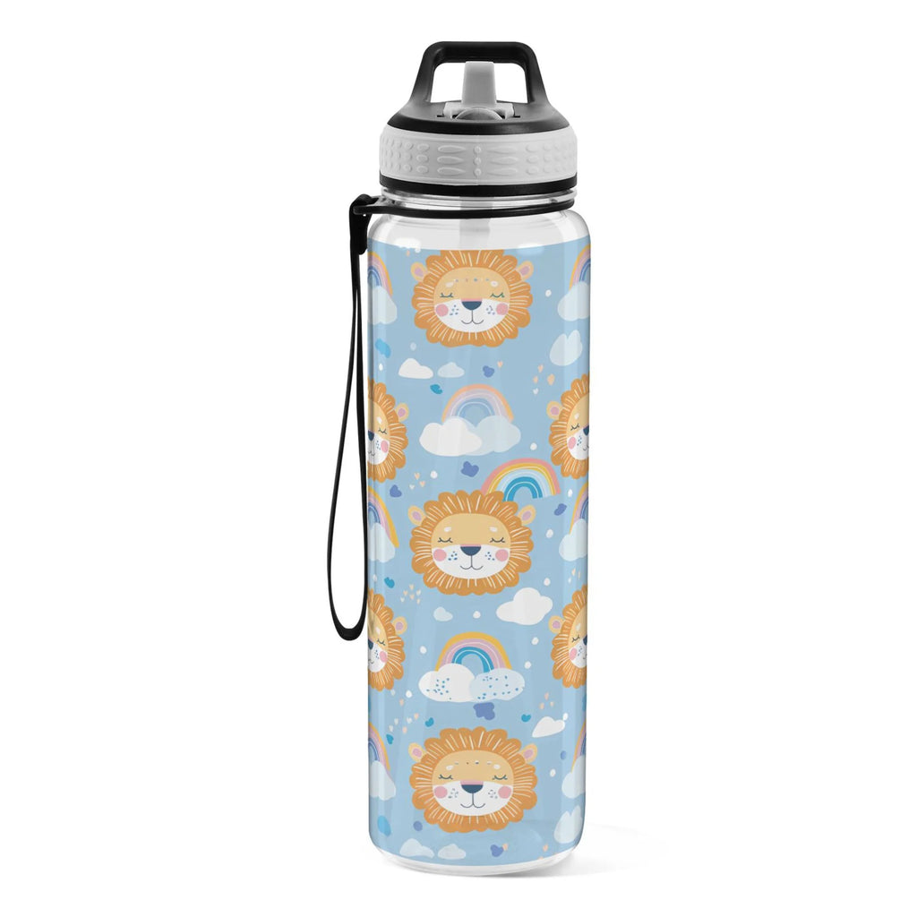 32oz Clear Triton Sports Water Bottle with Straw Q89888