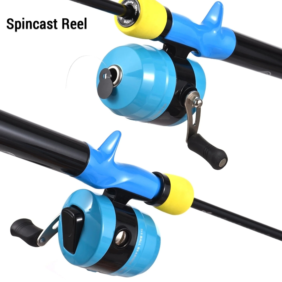 Fishing Rod and Reel Combo Set with Tackle Box for Kids U31657