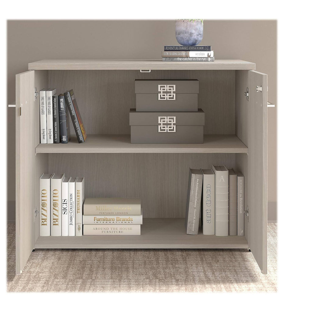 36W Tall Storage Cabinet with Doors and Shelves F60699