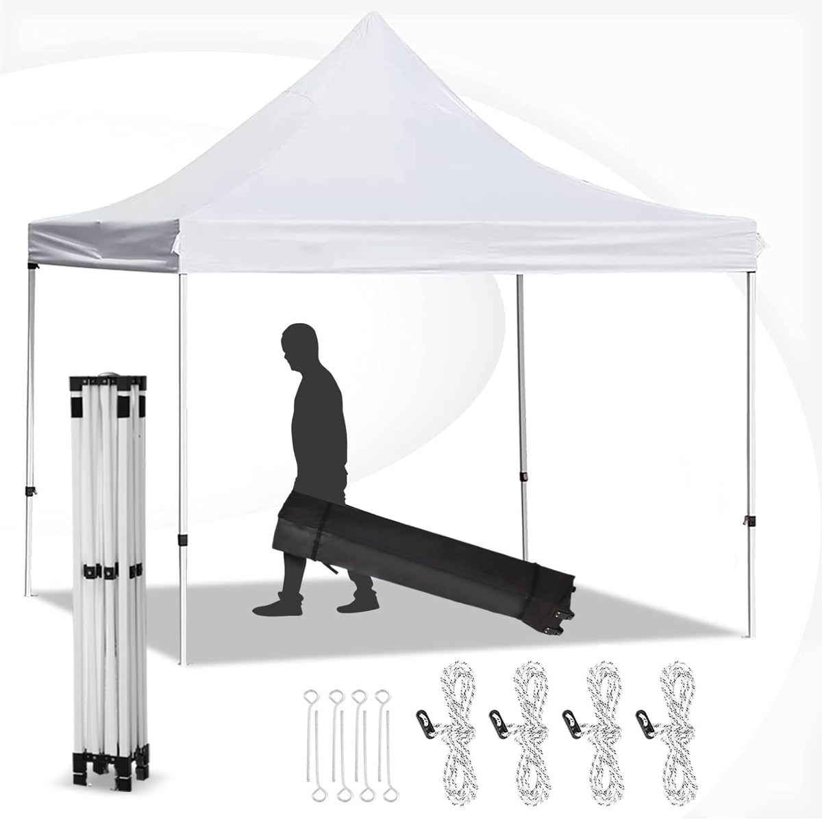 10'x10' Instant Canopy Tent with Roller Bag Y70708