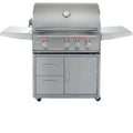 34-Inch 3-Burner Propane Grill with Rear Infrared Burner H1372
