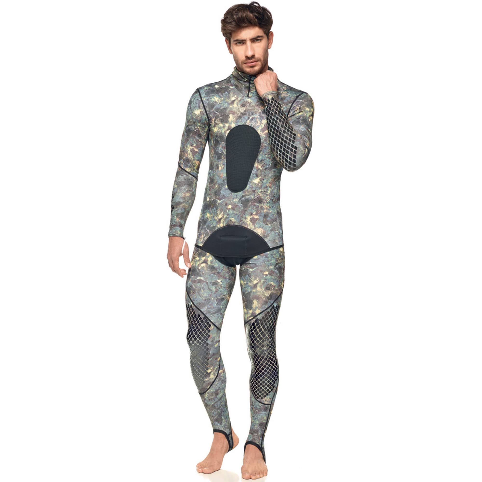 Green Camouflage Lycra Wetsuit W7625