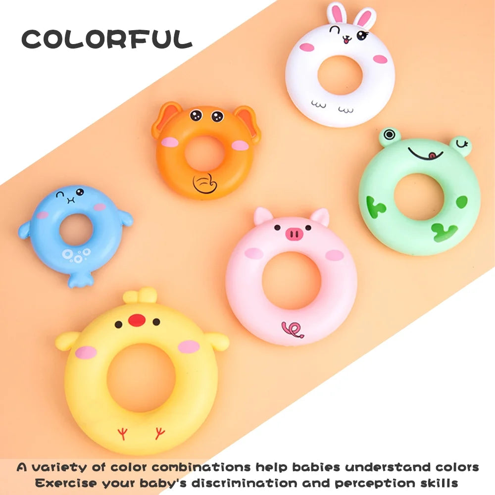 7 Pcs Soft Stacking Rings Toy I8175