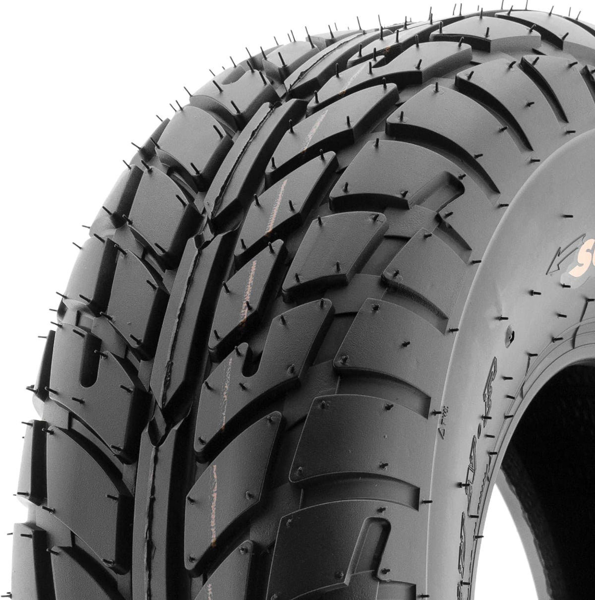 Set of 4 ATV UTV Flat Track Tires 20x7-8 Front & 18x9.5-8 Rear, 6 PR, Tubeless Y775