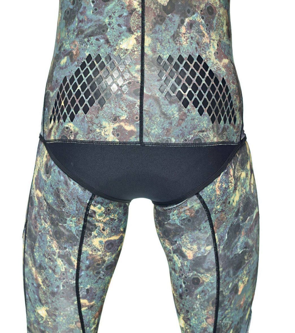 Green Camouflage Lycra Wetsuit W7625
