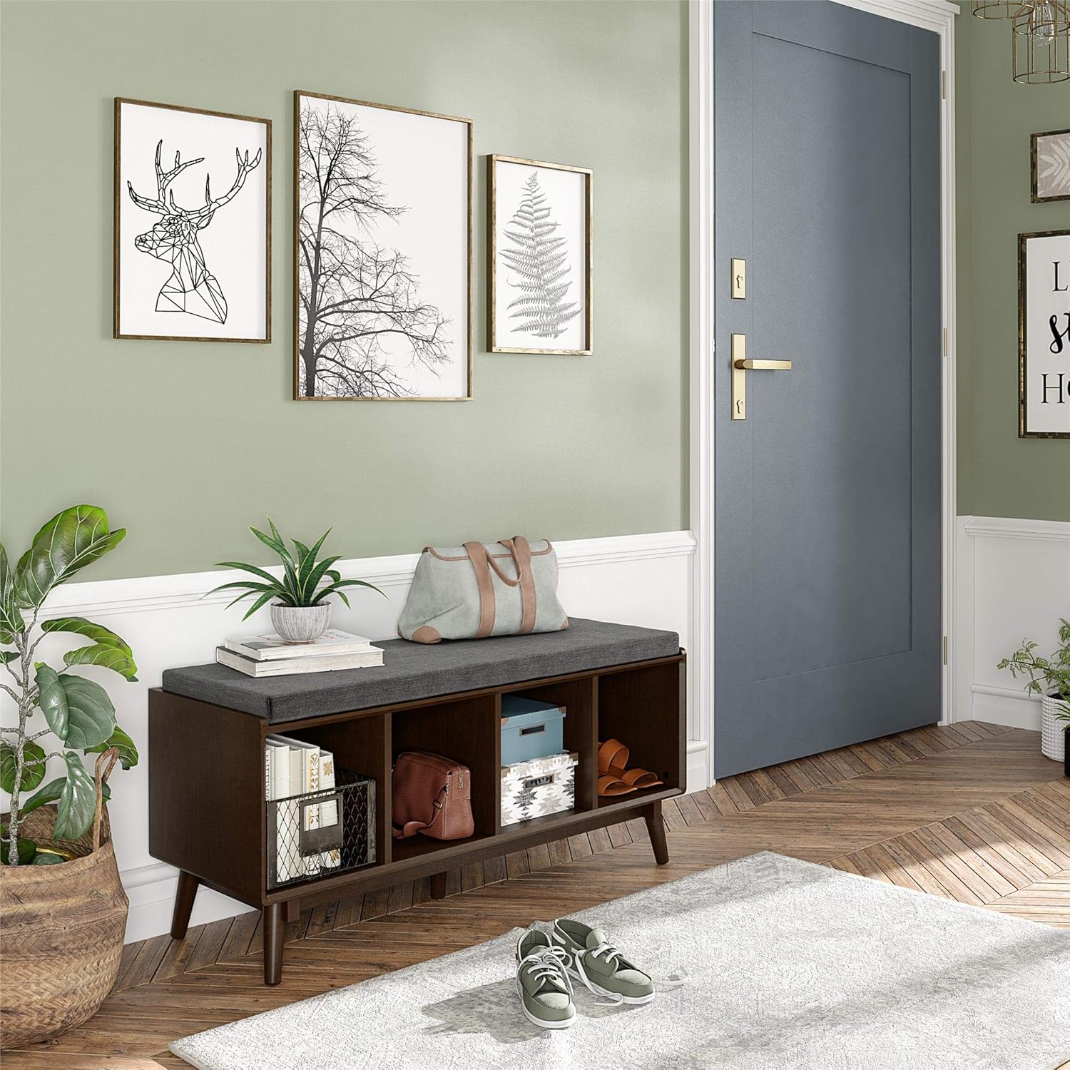 4 Shelf Bookcase, Walnut G4871