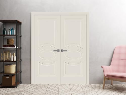 48 x 84 inches Solid French Double Doors X116