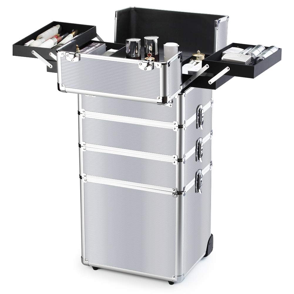 Professional Cosmetics Rolling Organizer Aluminum Frame V705903