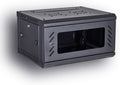 BLACK 06U 19-Inch Server Network Rack with Locking Glass Door H2675