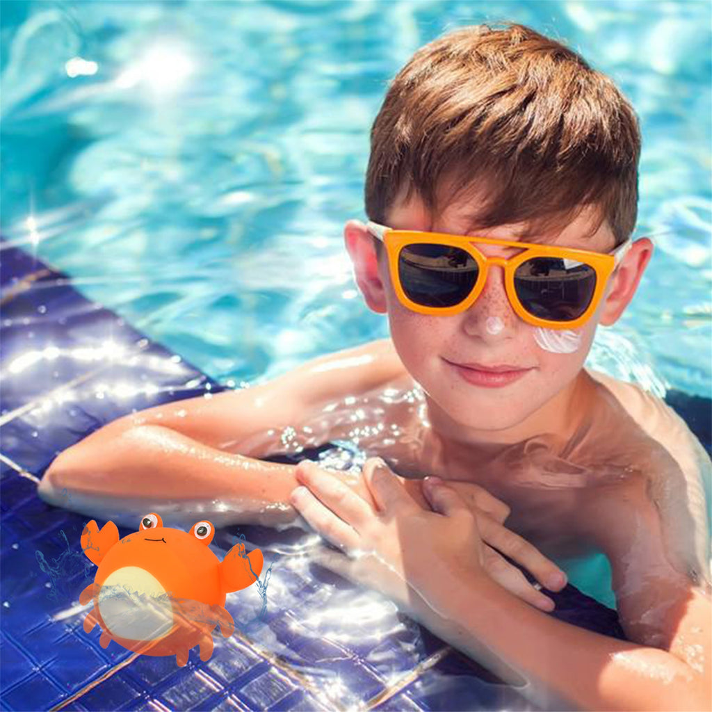 Refillable Silicone Crab Splash Balls for Kids Pool W1633