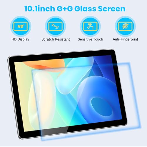 10.1 Inch 4G LTE Tablet with SIM Card Slot, 64GB ROM O5580
