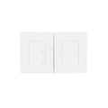 White Painted Maple Door Wall Cabinet H29293
