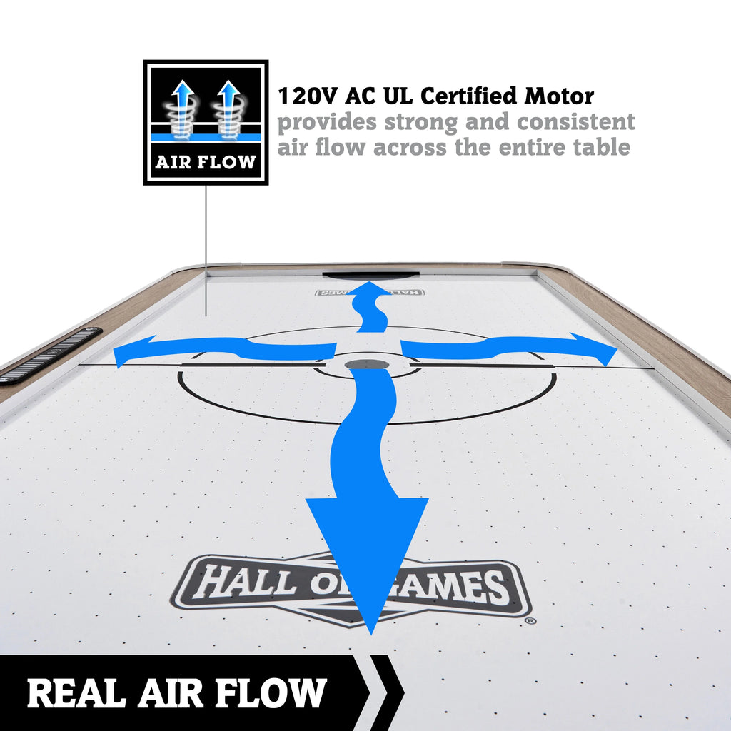 72 inch Air Powered Hockey Table with Table Tennis Top Q5121
