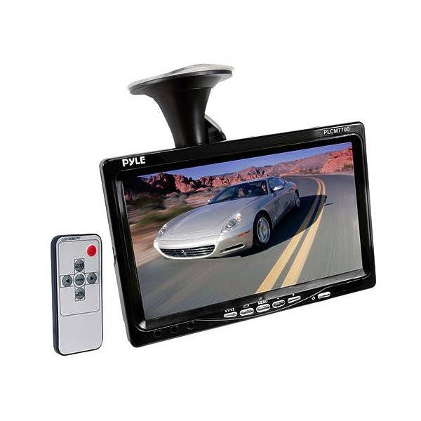 Window Suction-mount LCD Widescreen Monitor & Universal Mount Backup Camera K984741