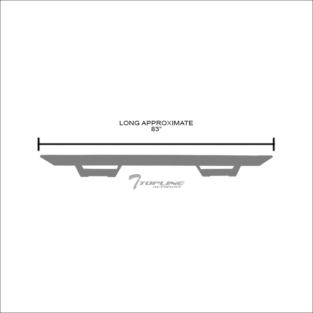 Matte Black Modular Drop Step Side Nerf Bars Rail Running Boards D285