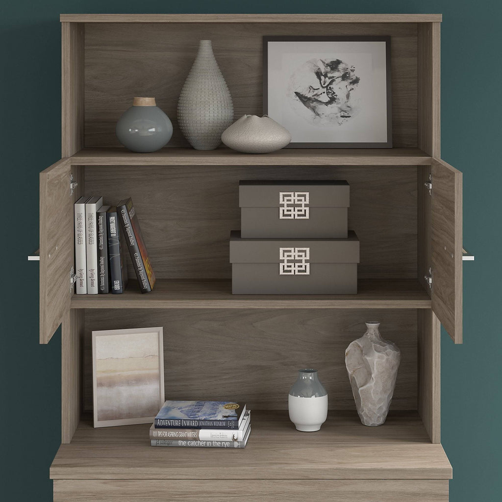 36W Tall Storage Cabinet with Doors and Shelves F60699