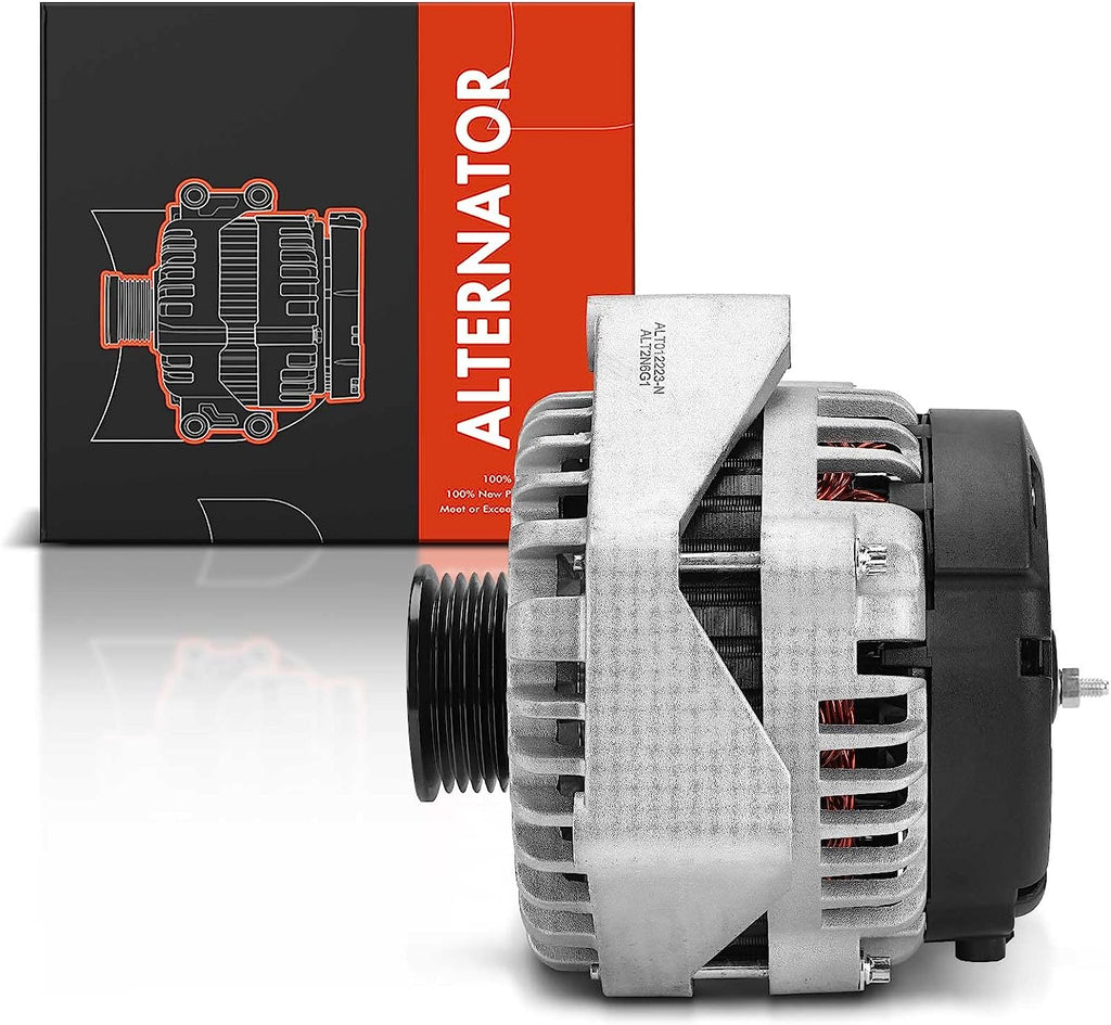 Alternator Compatible with Chevy Silverado 1500, Avalanche 1500, GMC Sierra 1500, Cadillac Escalade Y1321