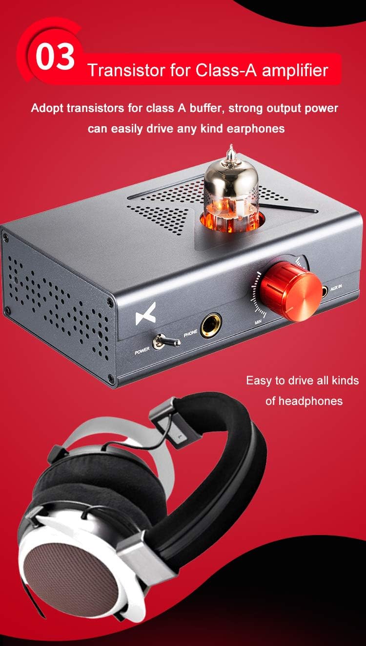 Tube Headphone Amplifier Line Out Pre-Amp A52956