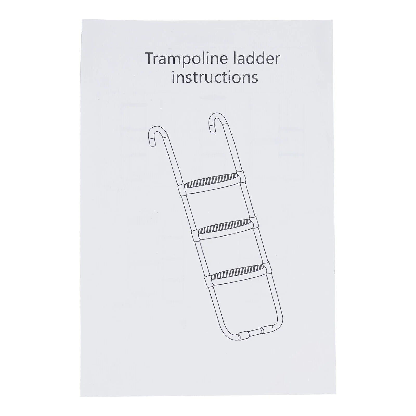 Steel Trampoline Ladder J745