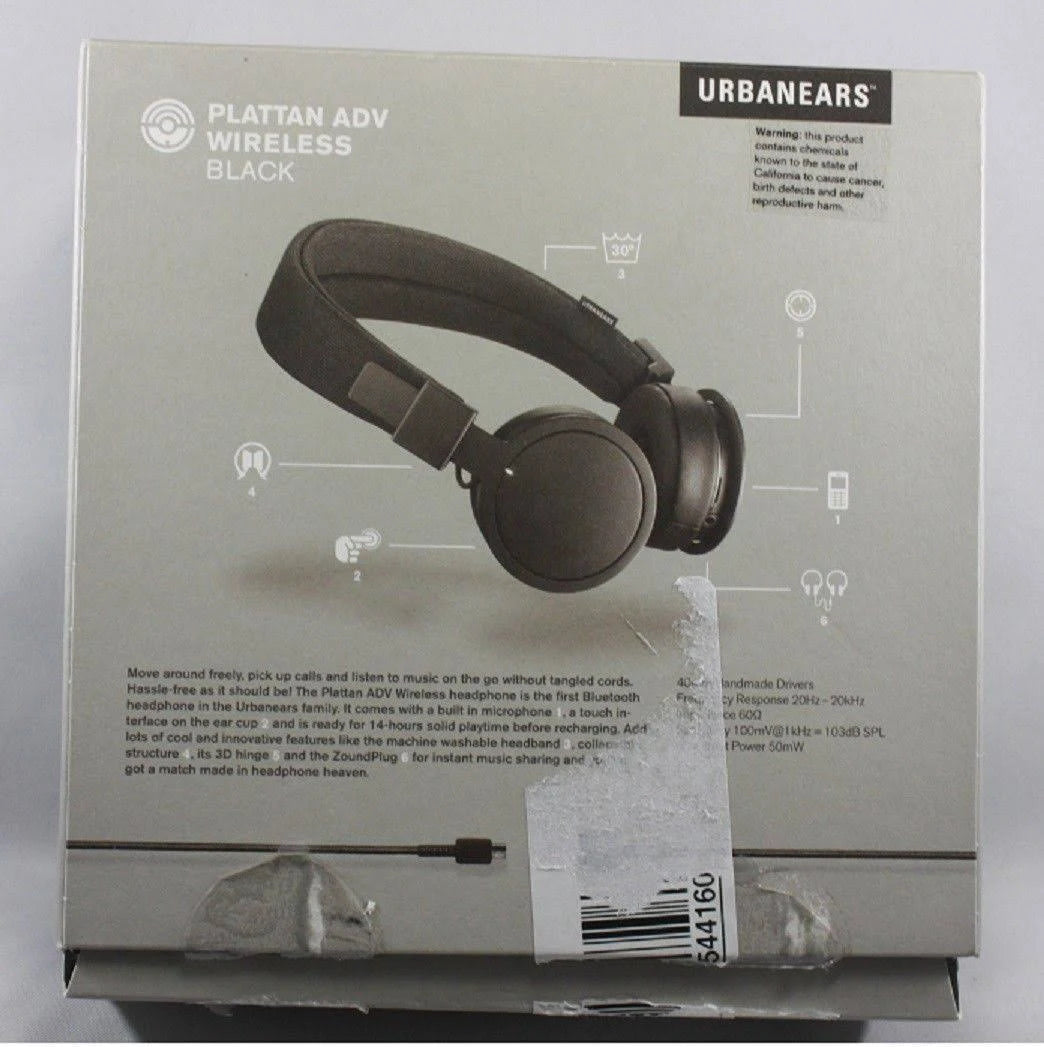 Black On-Ear Bluetooth Headphones C293945
