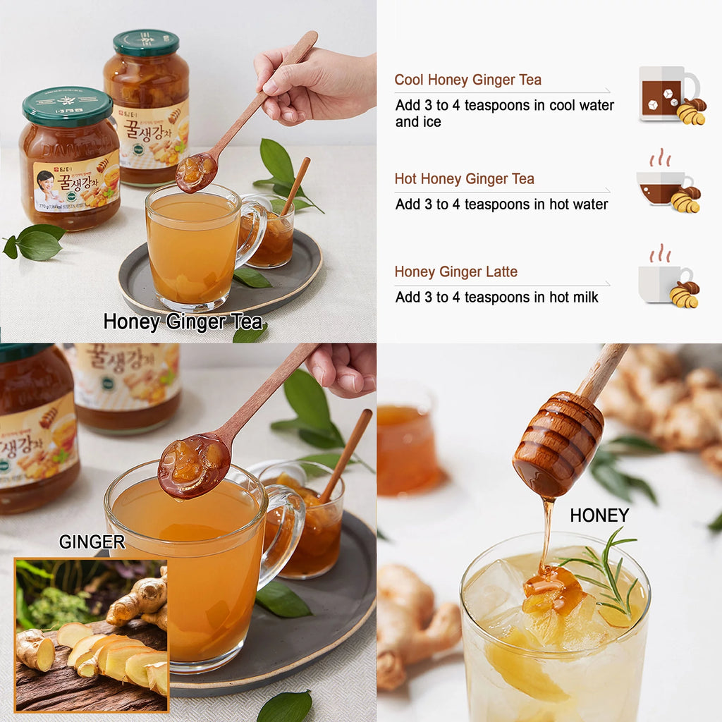 Honey Ginger Tea 27.16 Oz 770g x 2 Bottles Q216046