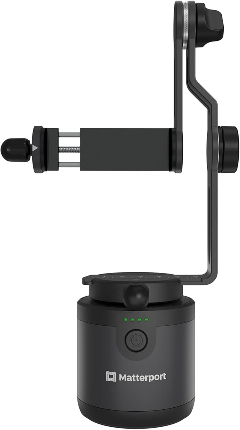 Motorized Rotating Mount for Smartphone Camera with Portable Tripod and Remote F2371