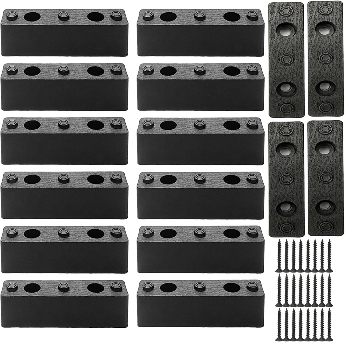 Set of 16 Furniture Legs Kit, 4.7 Inch Heavy Duty Sofa Legs with Screws H640669