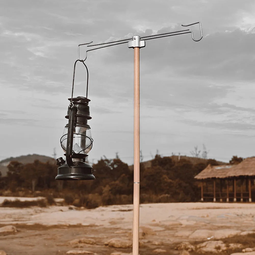 Portable Folding Aluminum Alloy Camping Lantern Stand B781