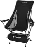 Ultralight High Back Folding Camping Chair with Armrest, 2 Pack, Carry Bag V839523