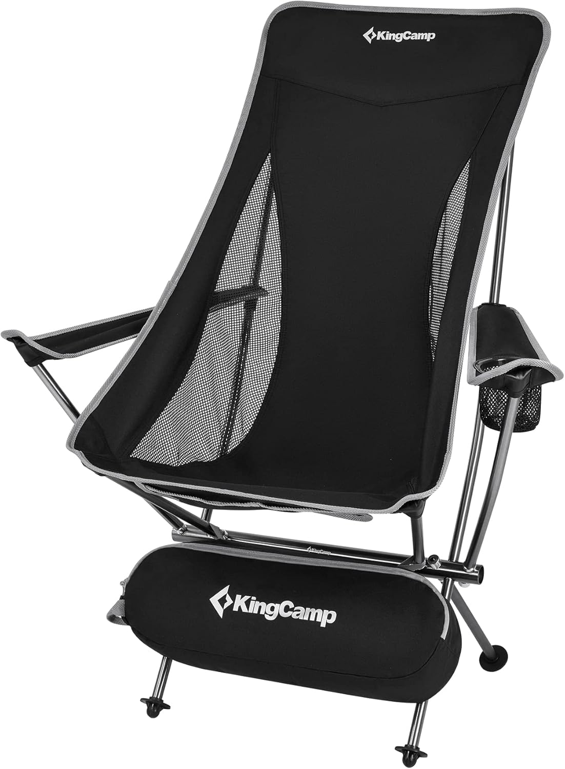 Ultralight High Back Folding Camping Chair with Armrest, 2 Pack, Carry Bag V839523