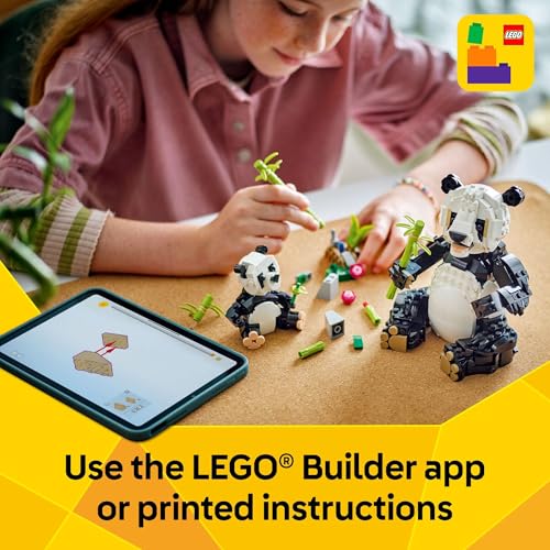 LEGO Creator 3 in 1 Wild Animals Panda Family Building Toy, Ages 8+ F319185