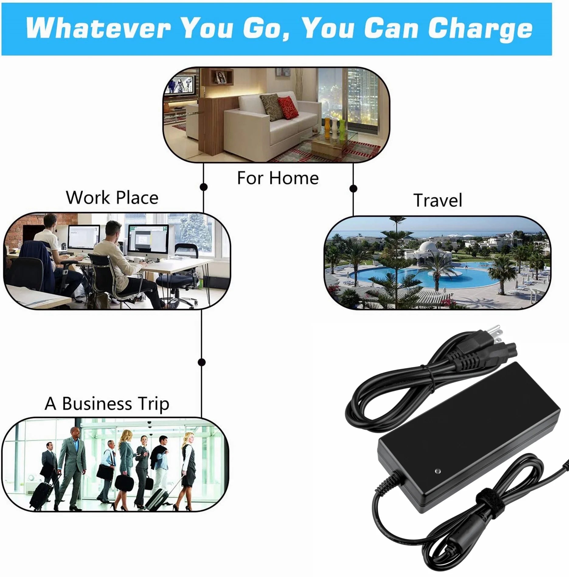 AC / DC Adapter for ASUS ROG Gaming Laptop Power Supply Charger S5293