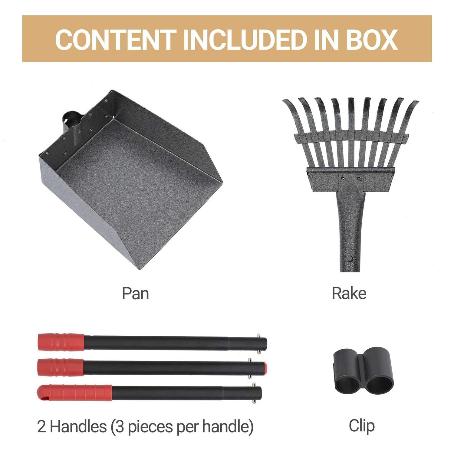 Dog Pooper Scooper and Rake Set C904