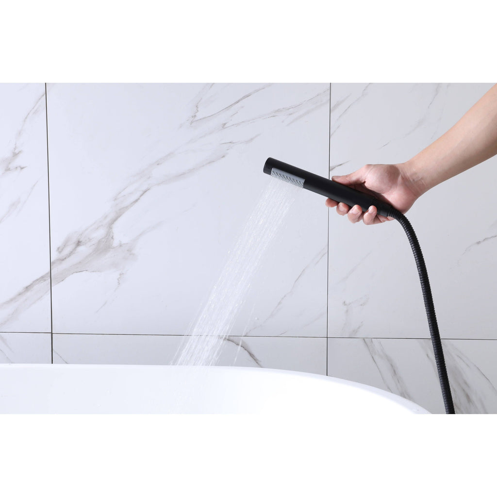 Bronze Floor Mounted Tub Filler Y527