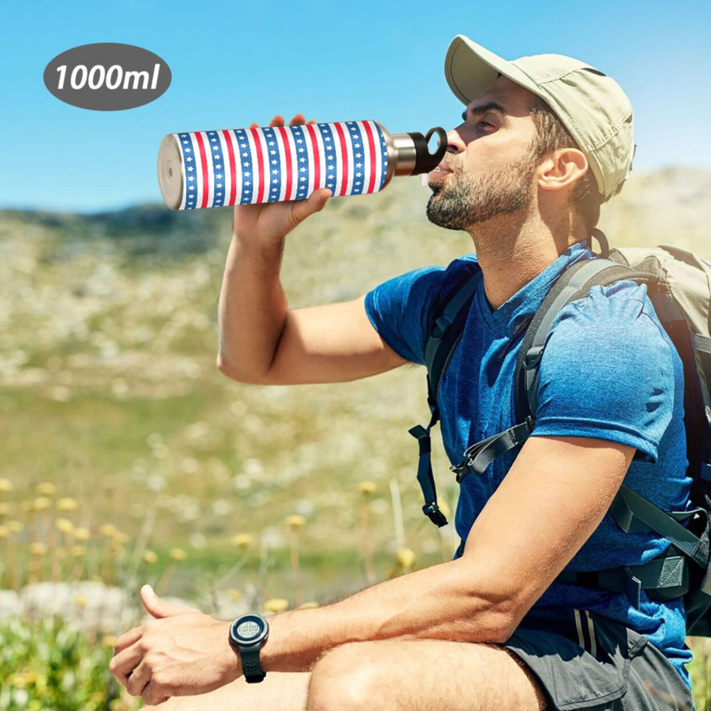 Stainless Steel Vacuum Insulated Water Bottle with Straw Lid 20 OZ E357