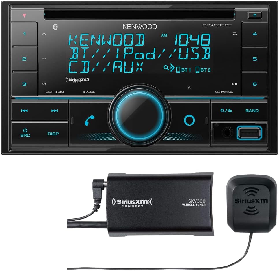 Double DIN CD Car Stereo with Bluetooth M603