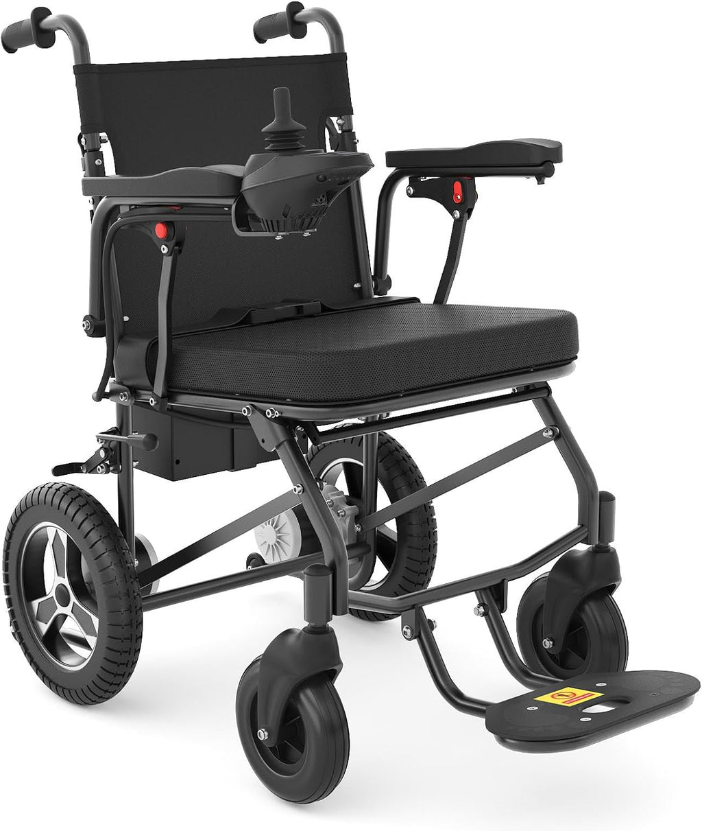Black Lightweight Foldable Electric Wheelchair L65891