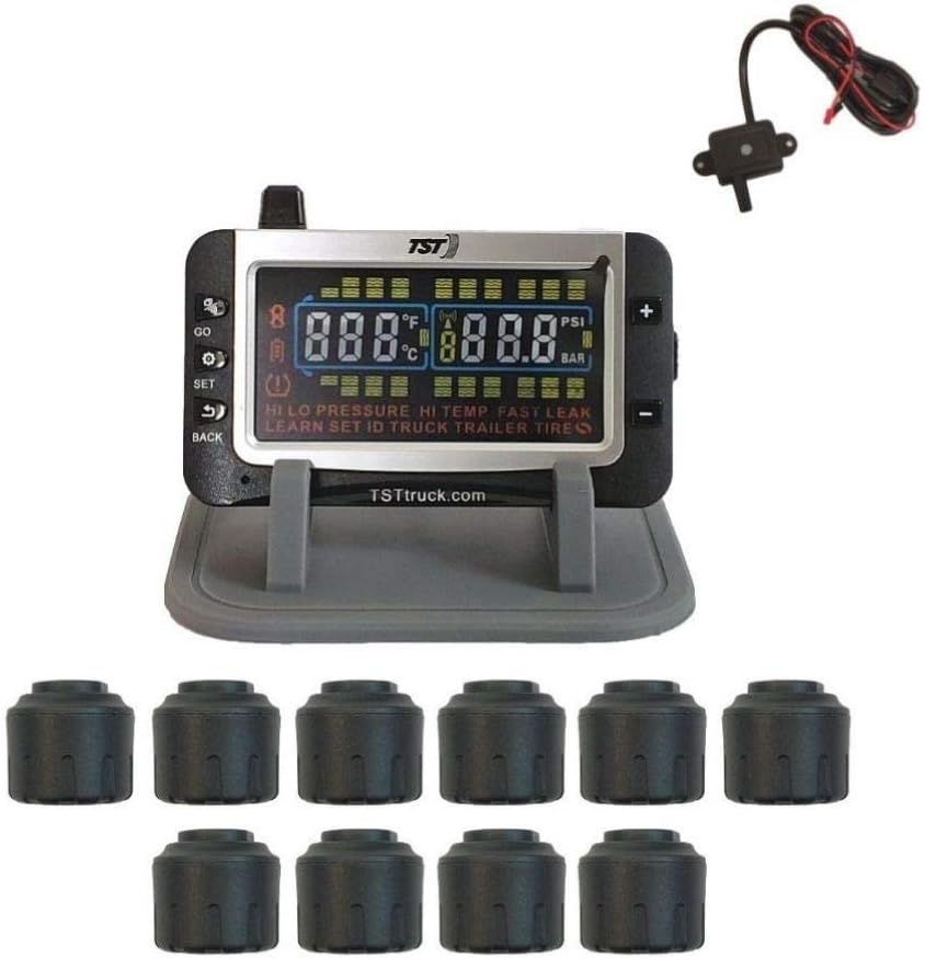 Tire Pressure Monitor with 10 Cap Sensors and Color Display B94242