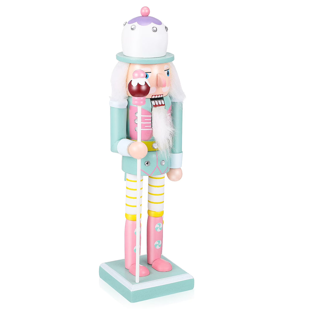 Turquoise Wooden Nutcracker Statue K2465