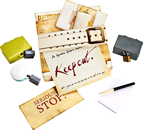 Escape Room in a Box The Werewolf Experiment, Group Game with 19 2D and 3D Puzzles O828073