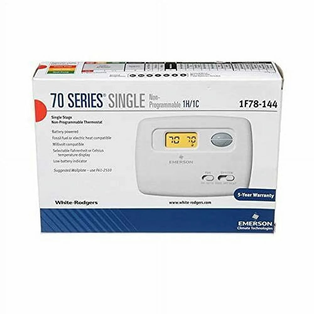 Single-Stage Non-Programmable Thermostat E418
