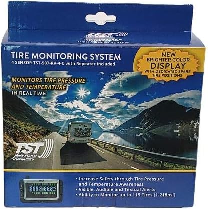 Tire Pressure Monitor with 10 Cap Sensors and Color Display B94242