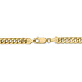 14k Yellow Gold Cuban Link Chain Necklace J7499