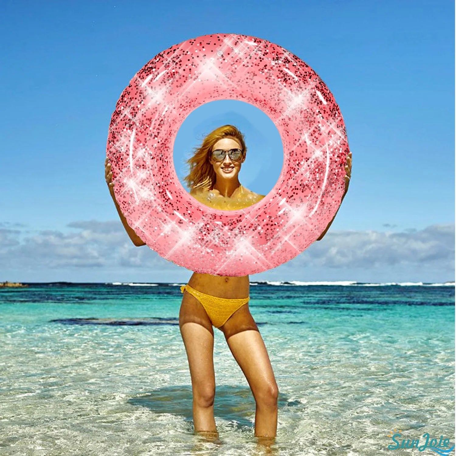 Inflatable Round Swimming Pool Swim Ring M924027