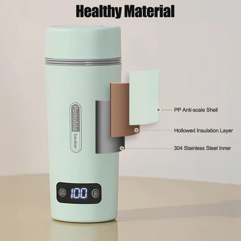Portable Electric Kettle 350ml Stainless Steel W773221