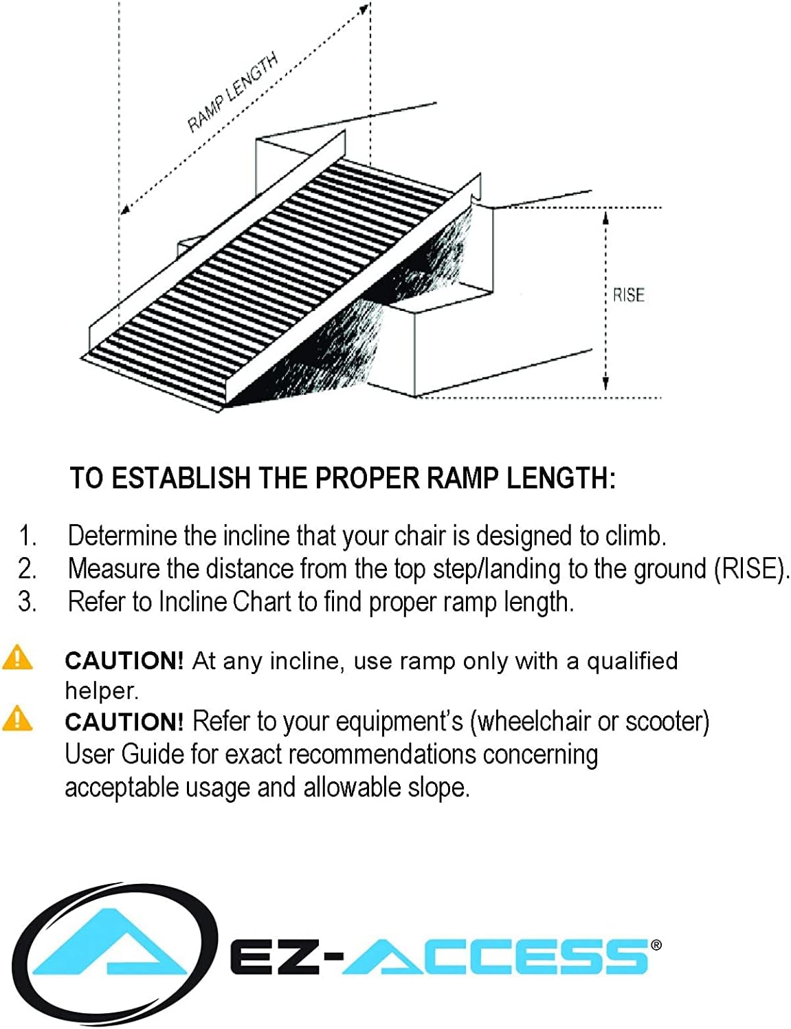 Suitcase Trifold Portable Ramp with Slip-Resistant Surface, 8 Foot X27184