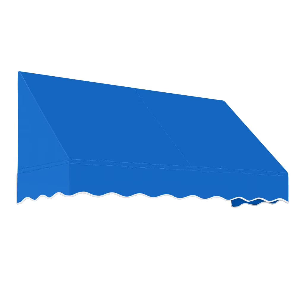 Bright Blue Acrylic Fabric Fixed Awning S140507