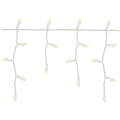 500-Count Warm White LED Dome Icicle Christmas Lights Z4053