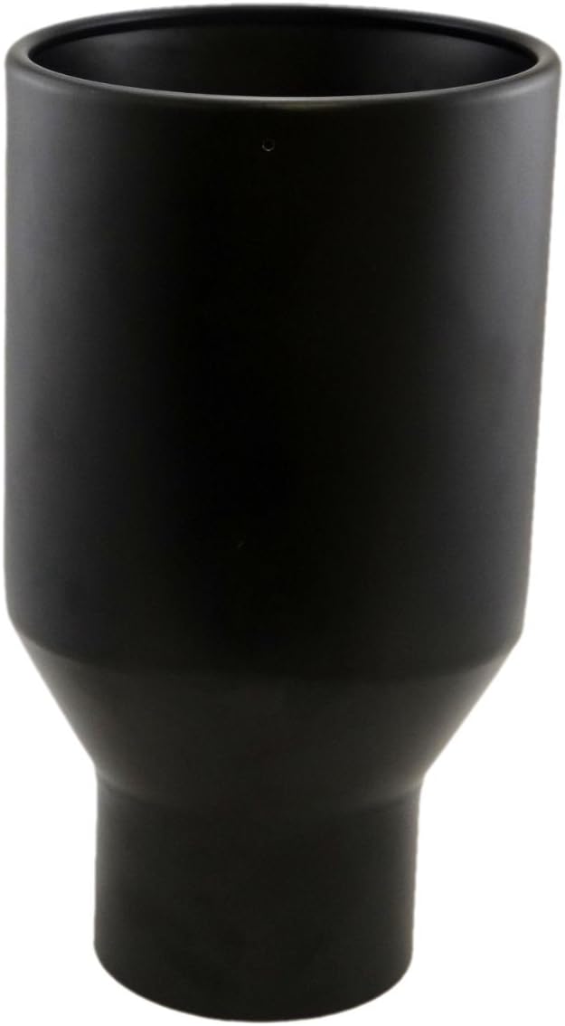 Black Stainless Steel Slant Cut Exhaust Tip Pack of 2 I699
