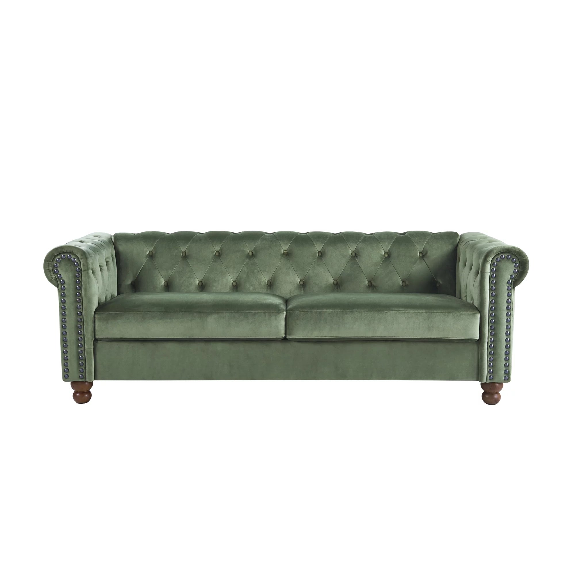 Green Large Upholstered Fabric Sofa R24009